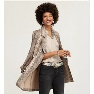 CAbi Snapshot Tank Top Ivory Sleeveless Womens Size XS